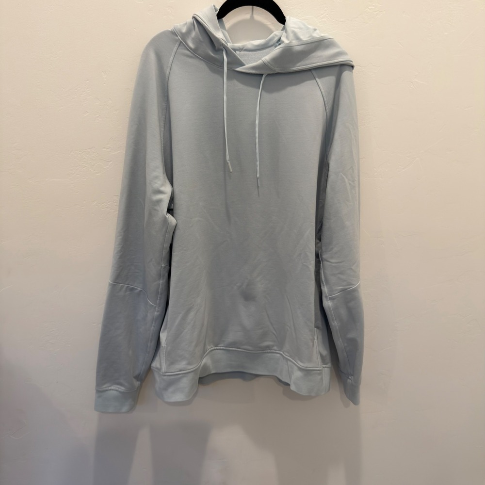 Lululemon City Sweat Pullover Hoodie Light Blue XL M3AUPS